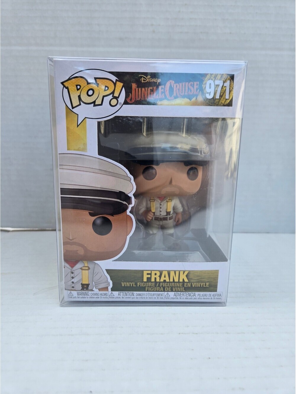 Funko Pop! Disney Jungle Cruise Frank Vinyl Figure #971 - Very Good Condition